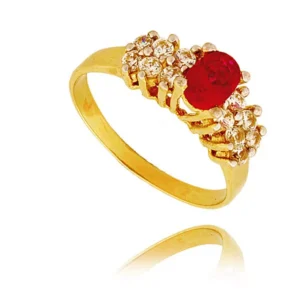 Pierścionek ze złota łączący klasykę z nowoczesnością.