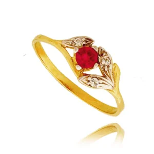 Złoty pierścionek stworzony z myślą o codziennym komforcie.