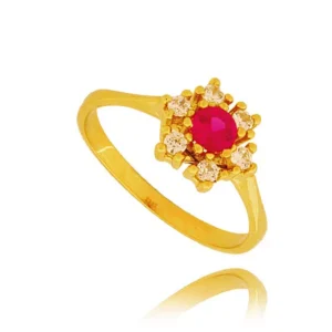 Elegancki pierścionek ze złota o ponadczasowym charakterze.