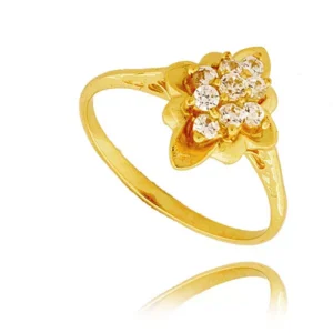 Złoty pierścionek stworzony z myślą o codziennym komforcie.