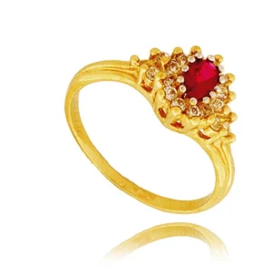 Elegancki pierścionek ze złota o ponadczasowym charakterze.