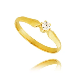 Klasyczny pierścionek idealny na każdą okazję.