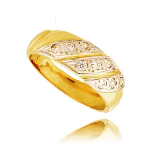 Złoty pierścionek stworzony z myślą o codziennym komforcie.