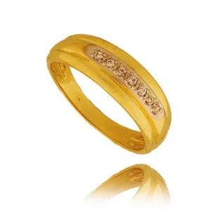 Elegancki pierścionek ze złota o ponadczasowym charakterze.