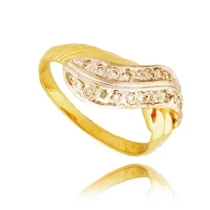 Złoty pierścionek stworzony z myślą o codziennym komforcie.