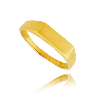 Elegancki pierścionek ze złota o ponadczasowym charakterze.