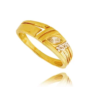 Ponadczasowy pierścionek o luksusowym wyglądzie.