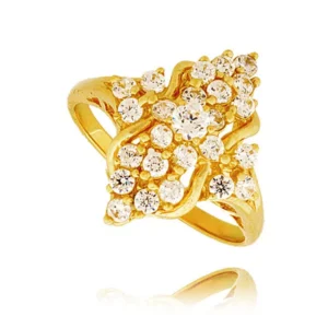 Stylowy pierścionek o eleganckiej i kobiecej formie.