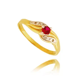 Stylowy pierścionek o eleganckiej i kobiecej formie.