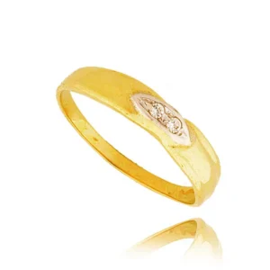 Złoty pierścionek stworzony z myślą o codziennym komforcie.