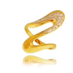 Złoty pierścionek stworzony z myślą o codziennym komforcie.