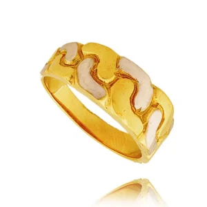 Elegancki pierścionek ze złota o ponadczasowym charakterze.