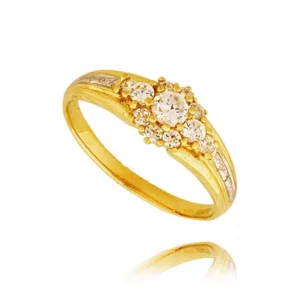 Ponadczasowy pierścionek o luksusowym wyglądzie.