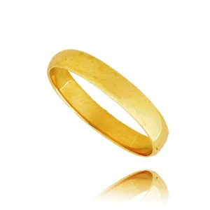 Złoty pierścionek stworzony z myślą o codziennym komforcie.