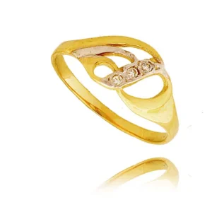 Ponadczasowy pierścionek o luksusowym wyglądzie.