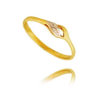 Klasyczny pierścionek idealny na każdą okazję.