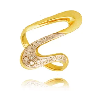 Stylowy pierścionek o eleganckiej i kobiecej formie.