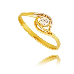 Ponadczasowy pierścionek o luksusowym wyglądzie.