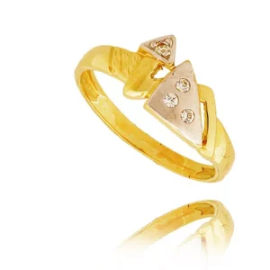 Złoty pierścionek stworzony z myślą o codziennym komforcie.