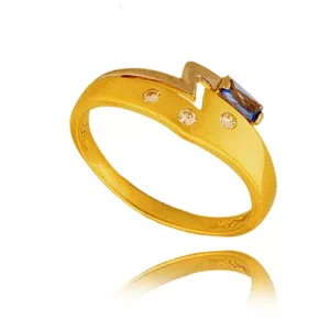 Elegancki pierścionek ze złota o ponadczasowym charakterze.