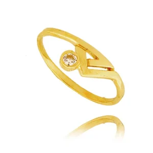 Elegancki pierścionek ze złota o ponadczasowym charakterze.