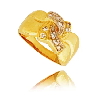 Stylowy pierścionek o eleganckiej i kobiecej formie.