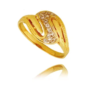 Ponadczasowy pierścionek o luksusowym wyglądzie.