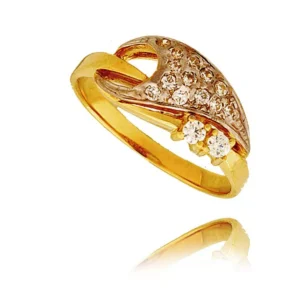 Złoty pierścionek stworzony z myślą o codziennym komforcie.