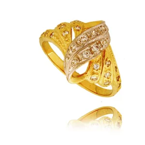 Ponadczasowy pierścionek o luksusowym wyglądzie.