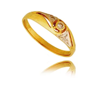 Ponadczasowy pierścionek o luksusowym wyglądzie.