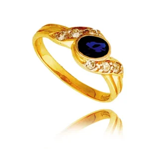 Złoty pierścionek stworzony z myślą o codziennym komforcie.