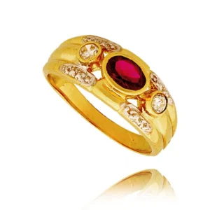 Ponadczasowy pierścionek o luksusowym wyglądzie.