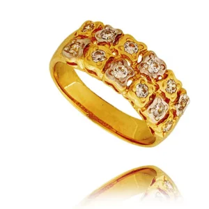 Elegancki pierścionek będący doskonałym dodatkiem do stylizacji.