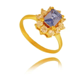 Delikatny pierścionek wykonany z wysokiej jakości złota.