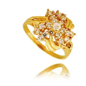 Elegancki pierścionek będący doskonałym dodatkiem do stylizacji.