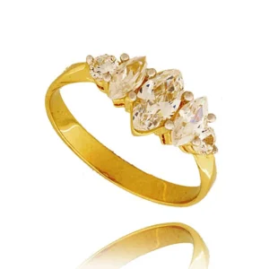 Złoty pierścionek stworzony z myślą o codziennym komforcie.