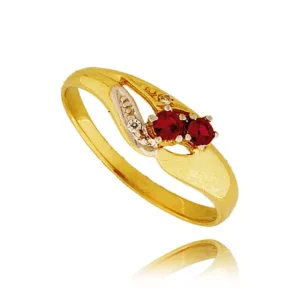 Elegancki pierścionek ze złota o ponadczasowym charakterze.