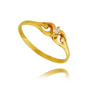 Klasyczny pierścionek idealny na każdą okazję.