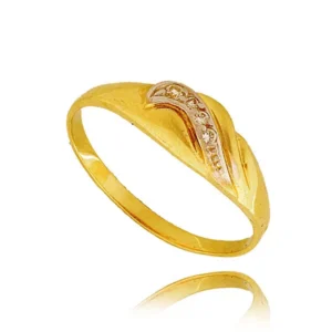 Klasyczny pierścionek idealny na każdą okazję.