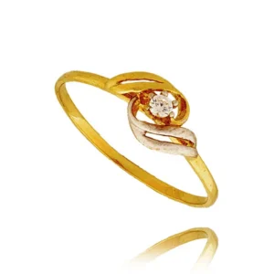 Złoty pierścionek stworzony z myślą o codziennym komforcie.