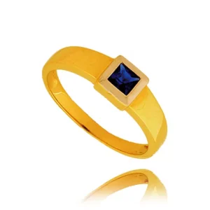 Delikatny pierścionek wykonany z wysokiej jakości złota.