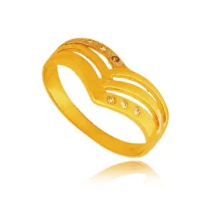 Ponadczasowy pierścionek o luksusowym wyglądzie.