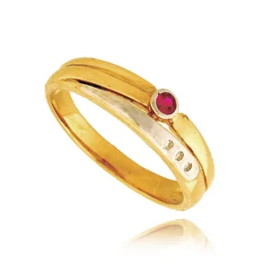 Ponadczasowy pierścionek o luksusowym wyglądzie.