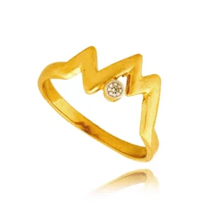 Stylowy pierścionek o eleganckiej i kobiecej formie.