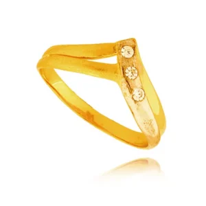 Elegancki pierścionek będący doskonałym dodatkiem do stylizacji.