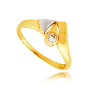 Złoty pierścionek stworzony z myślą o codziennym komforcie.