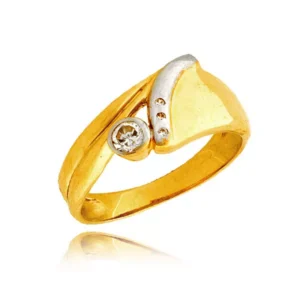 Elegancki pierścionek będący doskonałym dodatkiem do stylizacji.