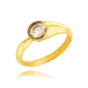 Klasyczny pierścionek idealny na każdą okazję.