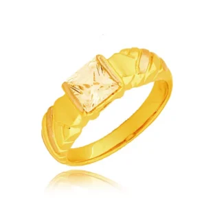 Ponadczasowy pierścionek o luksusowym wyglądzie.