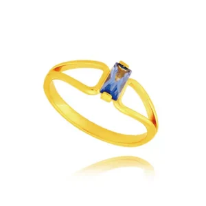 Złoty pierścionek stworzony z myślą o codziennym komforcie.